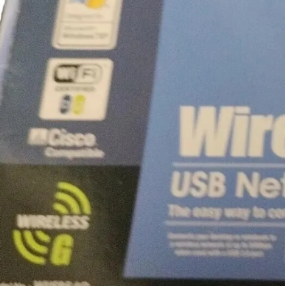 Linksys Wireless-G USB Network Adapter - WUSB54G - 2.4 GHz 802.11g